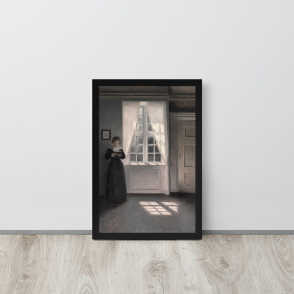 Poster con cornice donna che legge - immagine 3