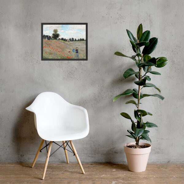 Poster con cornice campo di papaveri - immagine 10