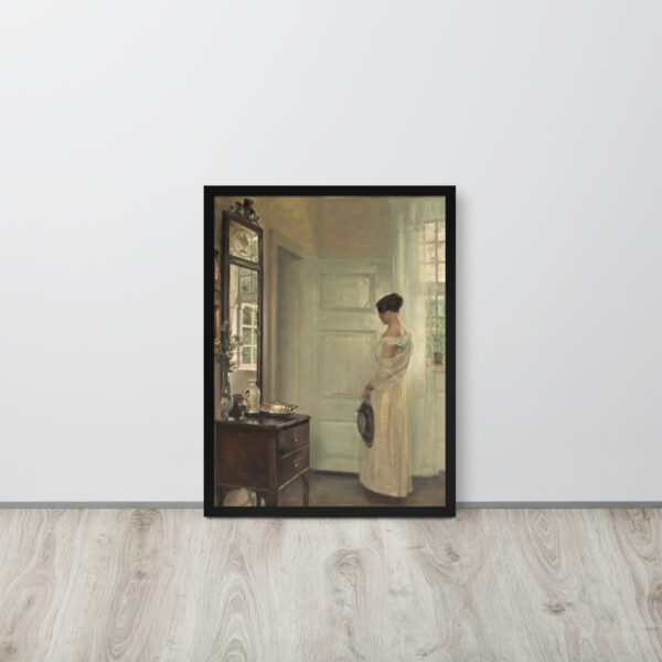 Poster con cornice donna che pensa - immagine 4