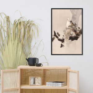 Poster con cornice piccioni