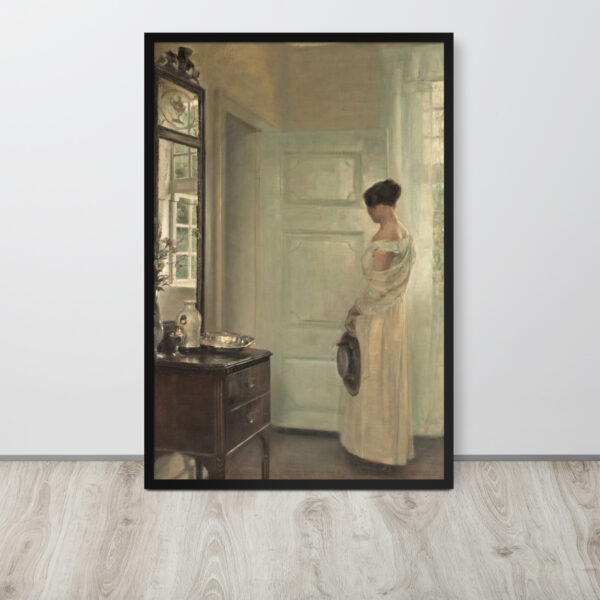 Poster con cornice donna che pensa - immagine 5